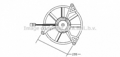AVA QUALITY COOLING pe7505 -  Электродвигатель, вентиляция салона